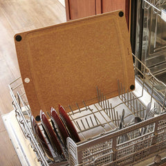 Epicurean Cutting Board - 17.5" x 13" Natural/Black  Buttons (All-in-One Series)