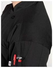 Chef Coat - Pro Vent Delray Black (XL)