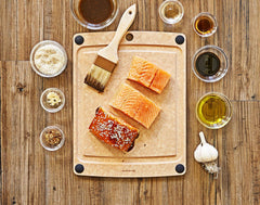 Epicurean Cutting Board - 11.5" x 9" Natural/Black  Buttons (All-in-One Series)