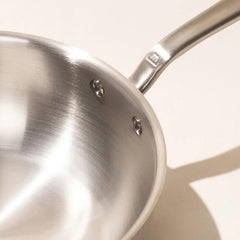 Made In 5 Qt Saucier w/Lid - Stainless Clad
