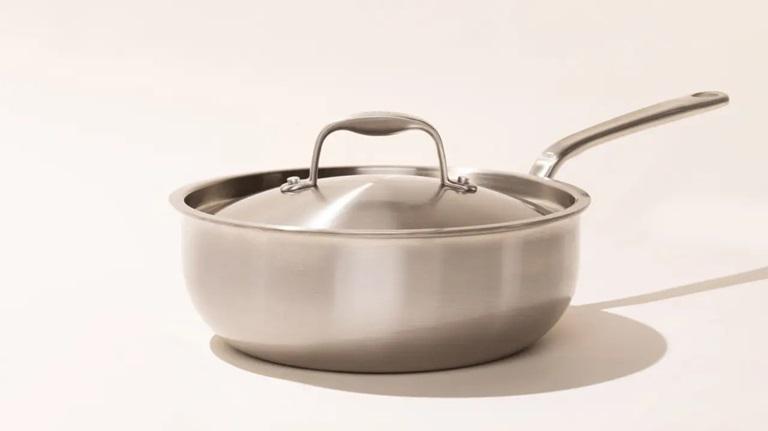 Made In 3.5 Qt Saucier w/Lid - Stainless Clad