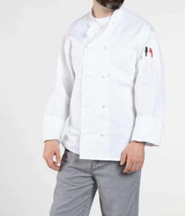 Chef Coat 10 Knot  White (Med)