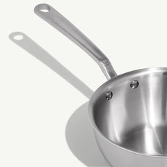 Made In 2 Qt Saucier w/Lid - Stainless Clad