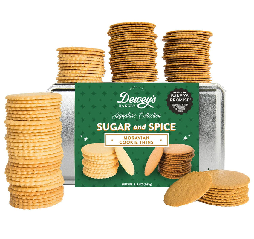 Dewey's Sugar & Spice Moravian Cookie Tin