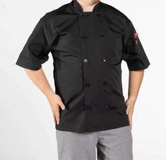 Chef Coat - Pro Vent Delray Black (Sm)