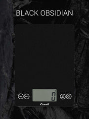 Escali Arti Glass Digital Scale Black Obsidian