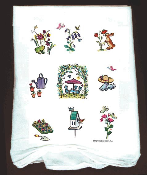 Flour Sack Towel: Garden