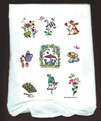 Flour Sack Towel: Garden