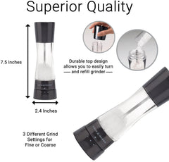 Cole & Mason Salt Mill Derwent Gunmetal - 7.5"