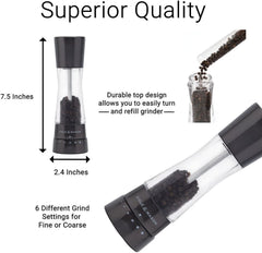 Cole & Mason Pepper Mill Derwent Gunmetal - 7.5"