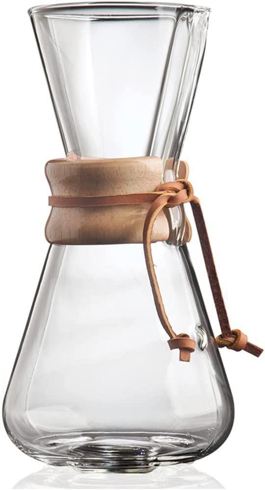 Chemex 3-Cup Handblown Coffeemaker (Pour Over)