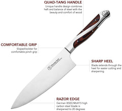 Hammer Stahl 7.5" Santoku