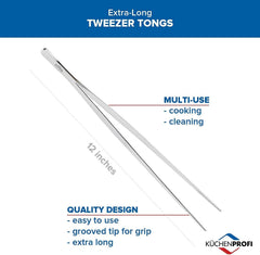 Kuchenprofi Tweezer Tongs - 12"