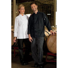 Chef Coat 10 Knot Black Large