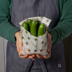 Beeswax Bees Sandwich Bags / 2 pc / Ecologie