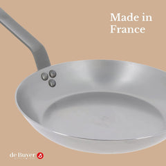 de Buyer Frypan 9.5" Mineral B Element (Carbon Steel)