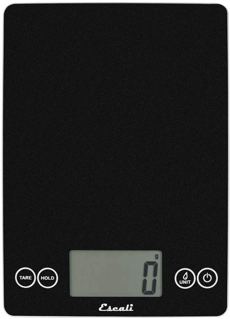 Escali Arti Glass Digital Scale Black Obsidian