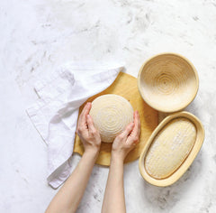 Mrs Andersons 9" Oval Bread Proofing Basket w/Liner