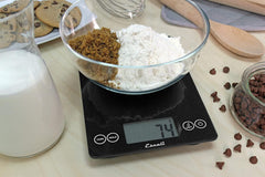 Escali Arti Glass Digital Scale Black Obsidian