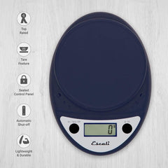 Escali Primo Digital Scale - Royal Blue